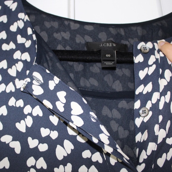 J Crew Heart Print Dress - Picture 6 of 8